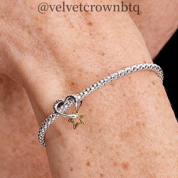 Pandora Lucky Star & Heart Charm - Picture 4 of 5